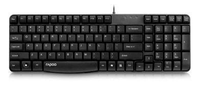 Keyboard RAPOO N2400, USB 3.0, Black