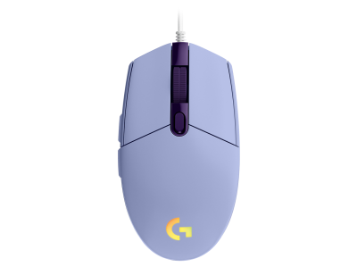 Gaming Mouse Logitech, G102 LightSync, RGB, Optical, Wired, USB, Lilac