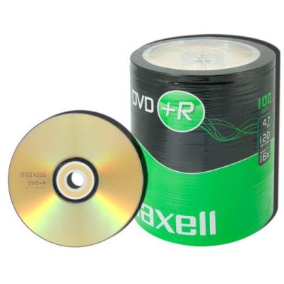 DVD+R MAXELL, 4,7 GB, 16x, 100 pk
