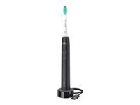 PHILIPS Electric toothbrush Series 3100 Pressure sensor Slim ergonomic design black