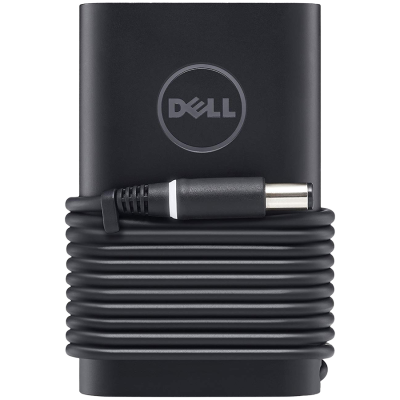 Dell 7.4 mm barrel 65 W AC Adapter with 1 meter Power Cord - Euro