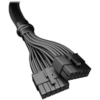 be quiet! CPH-6610 12VHPWR ADAPTER CABLE, Total cable length: 600mm, black, Compatible to PSU series with ATX 2.X up from Dark Power 12, Straight Power 11, Pure Power 11, 3Y warranty