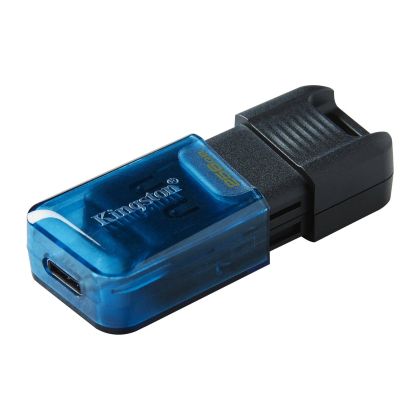 USB памет KINGSTON DataTraveler 80M, 256GB, USB-C 3.2 Gen 1, Черен/Син