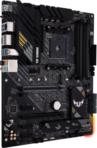 Дънна платка ASUS TUF B550-PLUS GAMING socket AM4, 4xDDR4, Aura Sync, PCIe 4.0, Dual M.2, 2.5GB Lan