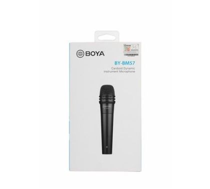 Ръчен микрофон BOYA BY-BM57 - динамичен, инструментален, XLR