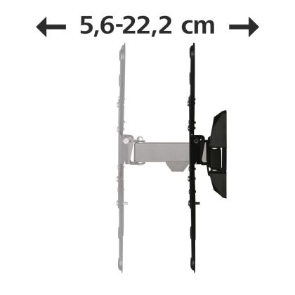 Hama FULLMOTION TV Wall Bracket, 1 Star, 400x400, 165 cm (65"), 1 Arm, black