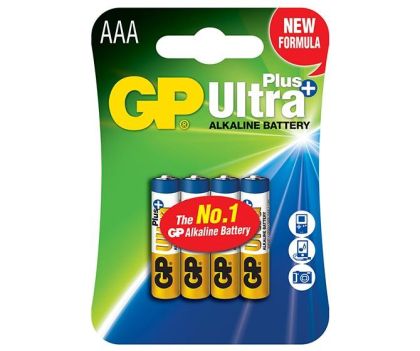 Алкална батерия GP ULTRA PLUS LR03 AAA /4 бр. в опаковка/ блистер 1.5V