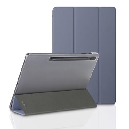Калъф за таблет HAMA Fold Clear, За Samsung Galaxy Tab S7 FE/S7+/S8+ 12.4", Място за писaлка(S-pen), Лилав