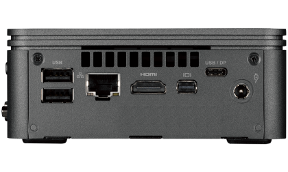 Desktop PC Gigabyte Gigabyte Brix BRR5-4500, AMD Ryzen 5 4500U, 2 x SODIMM DDR4, M.2 SSD, USB-C, WiFi 6 +BT, black
