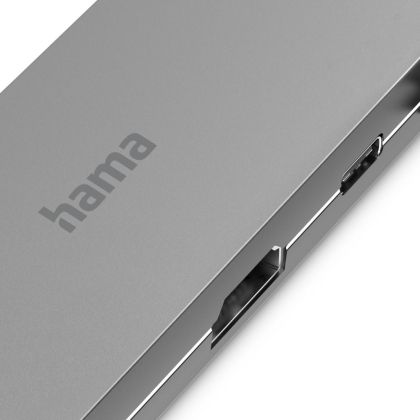 Hama USB-C Hub, Multiport, 5 Ports, 2 x USB-A, USB-C, HDMI™, LAN/Ethernet