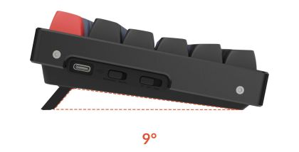Mechanical Keyboard Keychron K8 Pro TKL Gateron G Pro(Hot Swappable) Blue Switch RGB Backlight Aluminium Frame