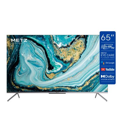 Телевизор METZ 65MUC8500Z, 65"(164 см), LED,UHD, Smart Android 10.0, 4K,120Hz,Клас G, Черен