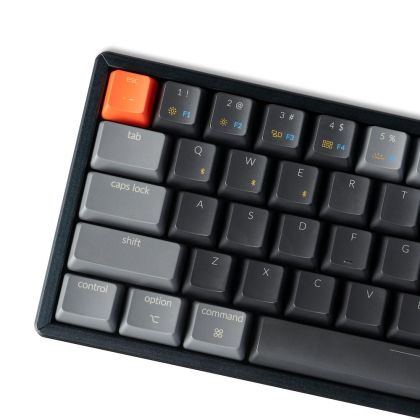 Геймърска Механична клавиатура Keychron K12 Hot-Swappable 60% Gateron Blue Switch White LED ABS