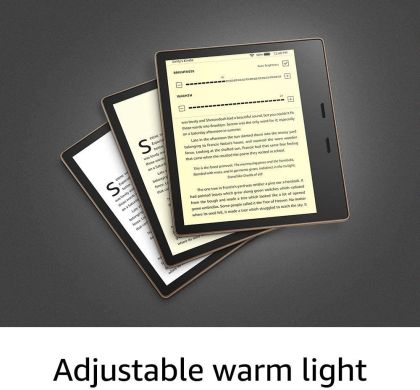 eBook четец Kindle Oasis, 7", 32GB, 10-та генерация, Графит
