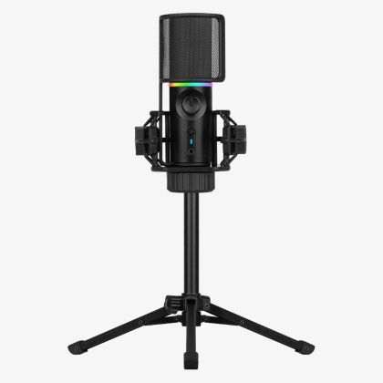 Desktop Microphone Streamplify MIC RGB, USB-A, tripod stand