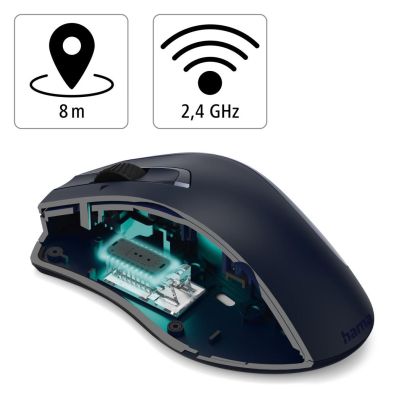 Button Laser Wireless Mouse MW-900 V2, HAMA-173017