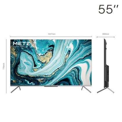 METZ LED TV 55MUC8500Z, 55" (139 cm), UHD, Smart TV, Android 10.0