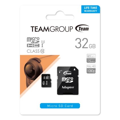 Memory card Team Group 32GB Micro SDHC/SDXC UHS-I CARD + SD Adapter