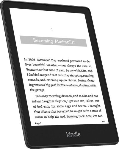 eBook Reader Kindle Paperwhite Signature Edition, 6.8", 32GB,11 generation, 2021, IPX8, Black