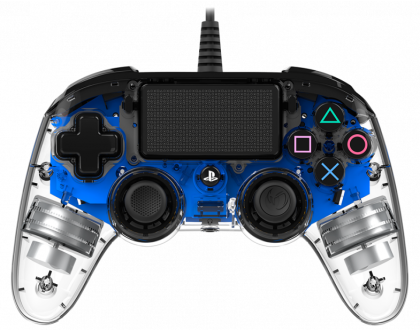 Wired Gamepad Nacon Wired Illuminated Compact Controller Blue
