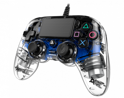 Wired Gamepad Nacon Wired Illuminated Compact Controller Blue