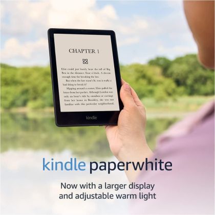 eBooks Reader Kindle Paperwhite 2022, 6.8", 16GB, WiFi, Adjustable light , Bluetooth, Black