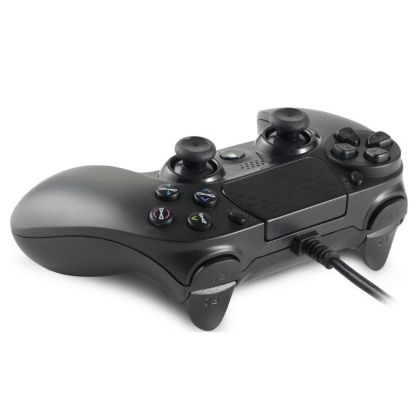 Wired Gamepad Spartan Gear Hoplite for PC and PS4, Black
