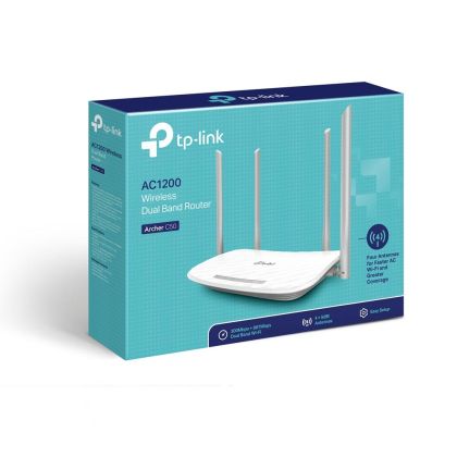 Wireless Router TP-Link Archer C50 AC1200, Dual band, 4 antennas