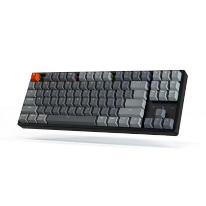Mechanical Keyboard Keychron K8 Aluminum Hot-Swappable TKL Gateron Optical Brown Switch RGB LED ABS