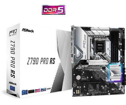 Motherboard  ASROCK Z790 PRO RS, LGA 1700, DDR5, PCIe 5.0