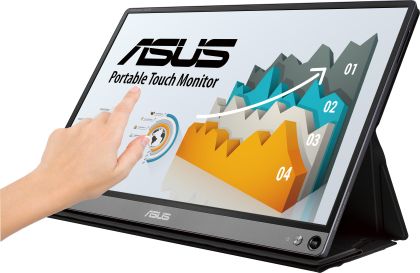 Монитор ASUS ZenScreen Touch MB16AMT, 15.6" FHD (1920x1080) IPS, USB Type-C, Micro HDMI, Battery