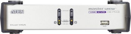 KVMP switch ATEN CS1742C-AT 2-port, USB, VGA Dual Display, Audio