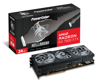Graphic card Powercolor AMD RADEON HELLHOUND RX 7900 XTX OC 24GB GDDR6