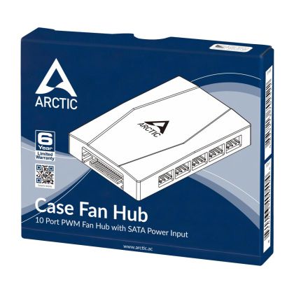 Контролер за вентилатори ARCTIC Case Fan PWM Hub 1 to 10 Port