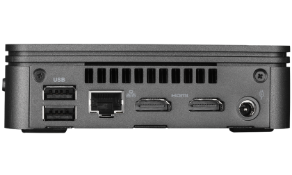 Настолен компютър Gigabyte Brix BRi7-10710, Intel® Core™ i7-10710U, 2 x SO-DIMM DDR4, M.2 SSD, USB Type-C™, WF+BT, black