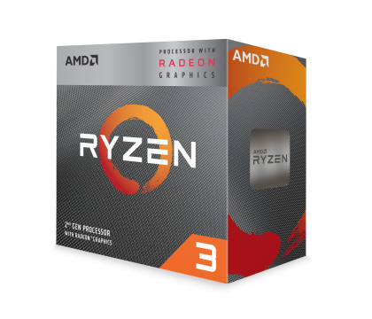 CPU AMD RYZEN 3 3200G 4-Core 3.6 GHz (4.0 GHz Turbo) 6MB/65W/AM4/BOX