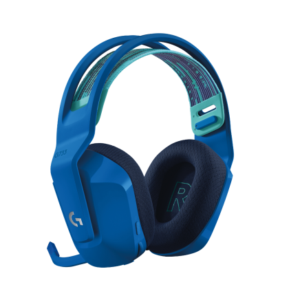 Gaming Earphone Logitech G733 Blue Lightspeed Wireless RGB, Microphone, Blue