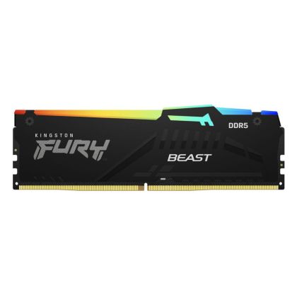 Памет Kingston FURY Beast Black RGB 32GB(2x16GB) DDR5 6000MHz KF560C36BBEAK2-32