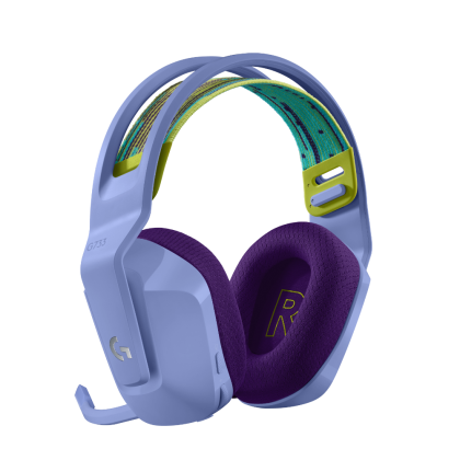 Gaming Earphone Logitech G733 Lilac Lightspeed Wireless RGB, Microphone, Purple