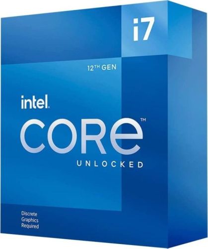 CPU Intel Alder Lake Core i7-12700KF, 12 Cores, 20 Threads (3.6GHz Up to 5.0GHz, 25MB, LGA1700), 125W, No Graphics, BOX