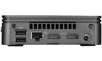 Desktop PC Gigabyte Gigabyte Brix BRi5H-10210, Intel Core i5-10210U, 2 x SO-DIMM DDR4, SSD NVMe, USB-C, WF+BT, black