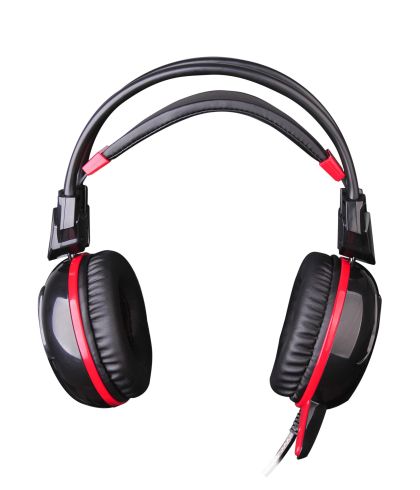 Геймърски слушалки A4TECH, Bloody G300, Микрофон, черно с червено
