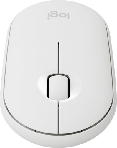 Безжична оптична мишка LOGITECH Pebble M350, Бяла, USB