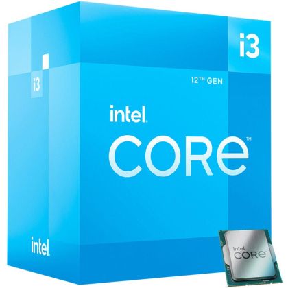 CPU Intel Alder Lake Core i3-12100, 4 Cores, 8 Threads (3.3GHz Up to 4.3GHz, 12MB, LGA1700), 60W, BOX