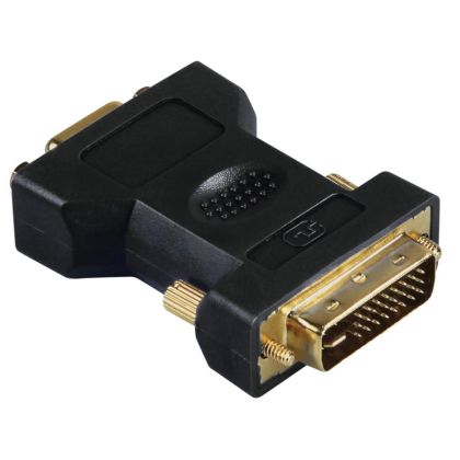 Hama VGA DVI Adapter, DVI plug - VGA socket, gold-plated, shielded