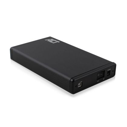 3.5" SATA/IDE hard drive enclosure, USB 2.0, Black