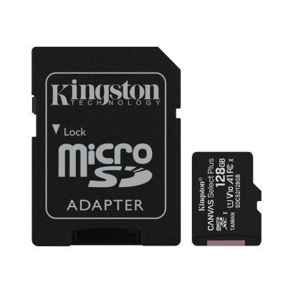 Карта памет Kingston Canvas Select Plus  microSDXC 128GB, Class 10 UHS-I