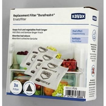 Xavax Replacement Filter for "Durafresh®” Refrigerator Filter, 3 Pcs