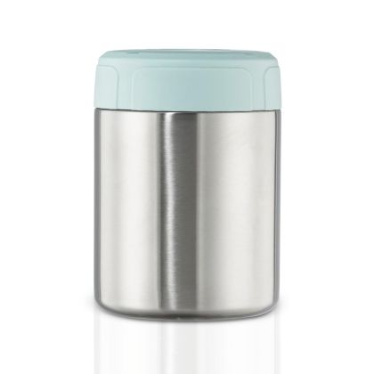 Xavax Stainless Steel Thermal Mug, 500 ml, Leak-proof Soup Mug, pastel blue