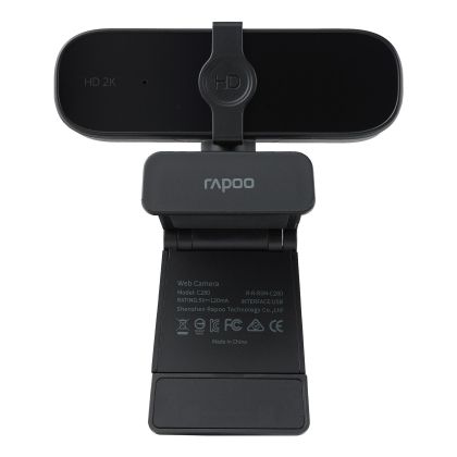 Уеб камера Rapoo XW2K, микрофон, 2K(2560×1440P), 30 fps, Черен
